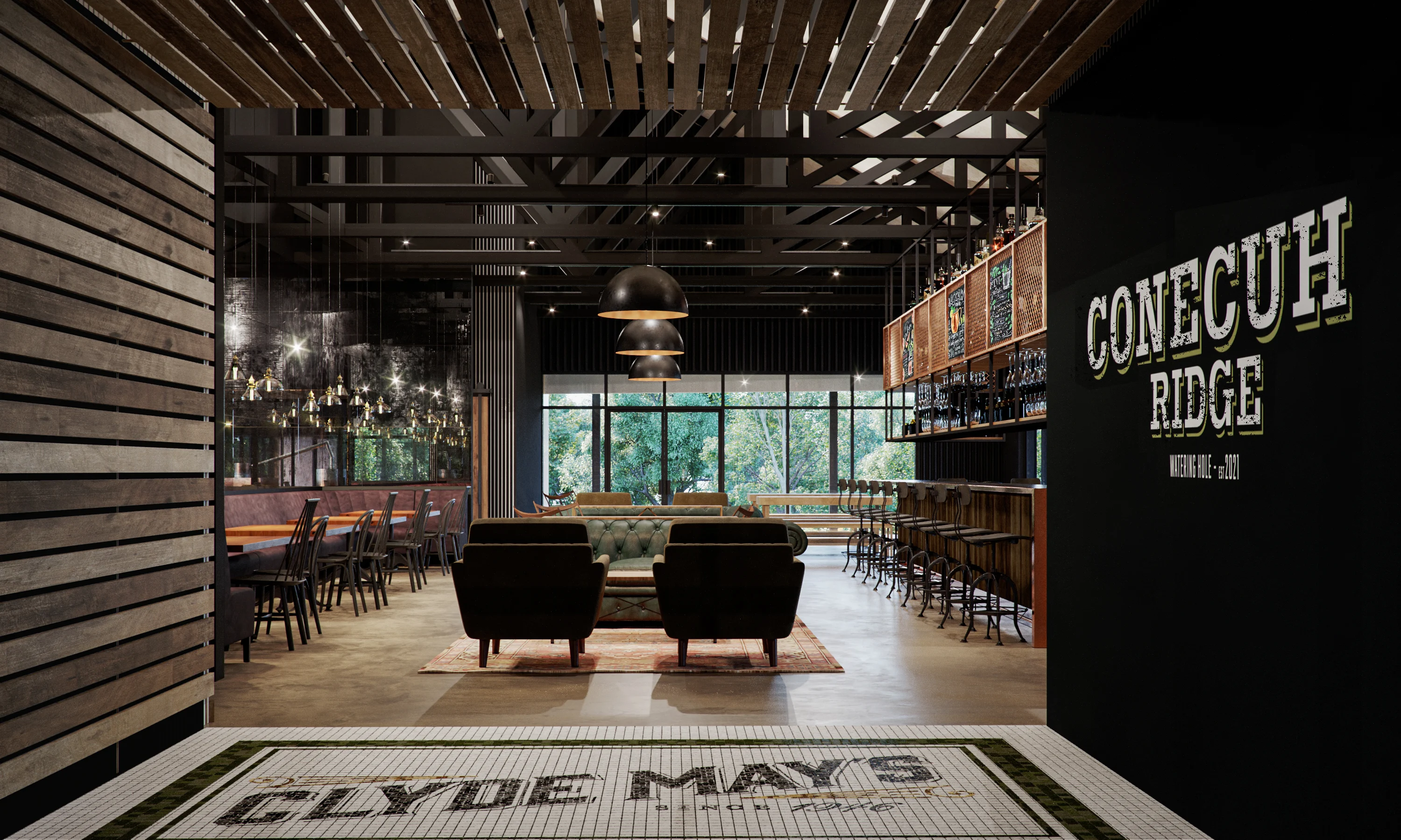 Conecuh Ridge lounge entrance